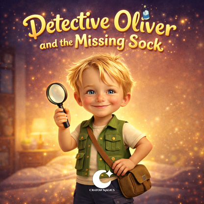 The Missing Sock | Personalized Detective Storybook