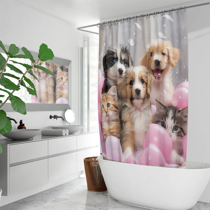 Bubble Paws - Shower Curtain