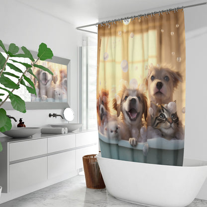 Bubble Paws - Shower Curtain