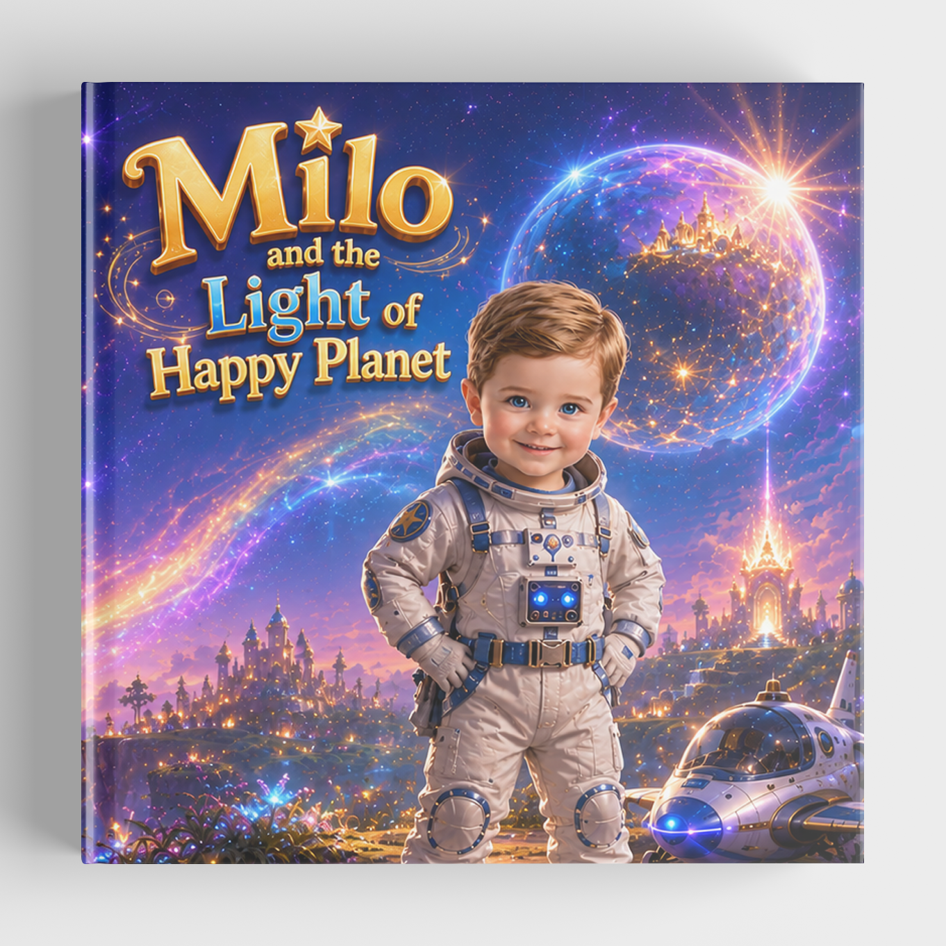 The Light of Happy Planet | Personalized Space Adventure Storybook