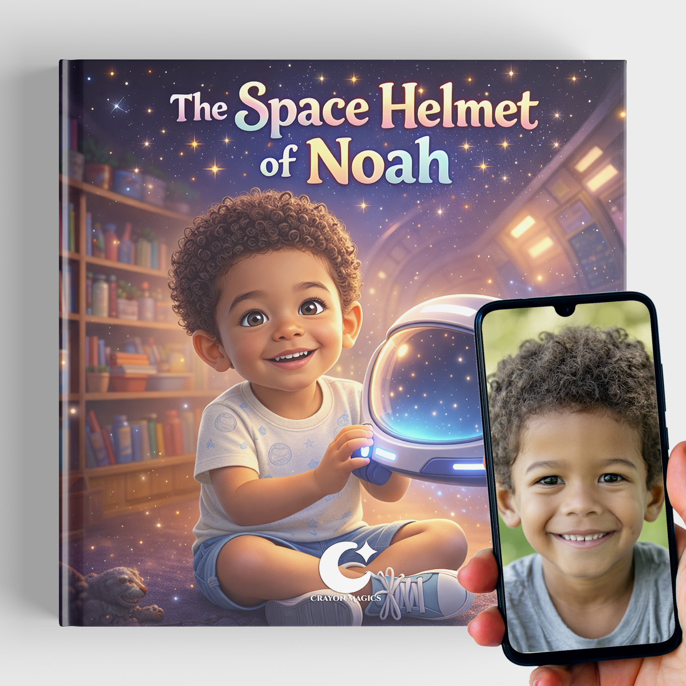 The Space Helmet | Personalized Space Storybook