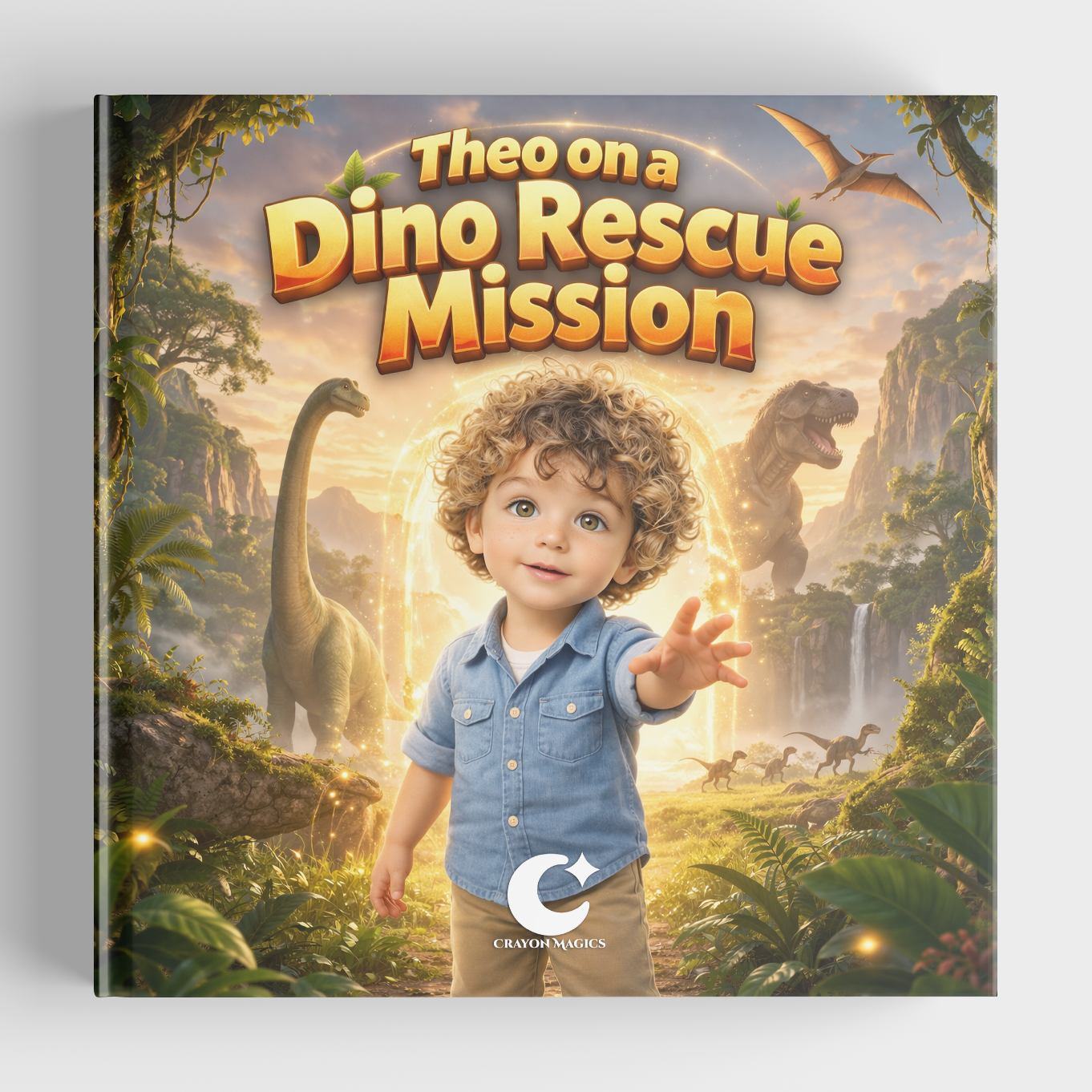 The Dino Rescue | Personalized Dinosaur Storybook