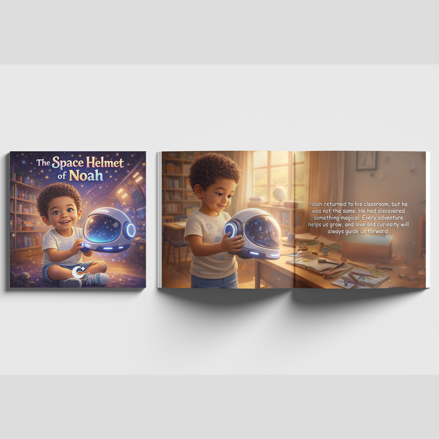 The Space Helmet | Personalized Space Storybook
