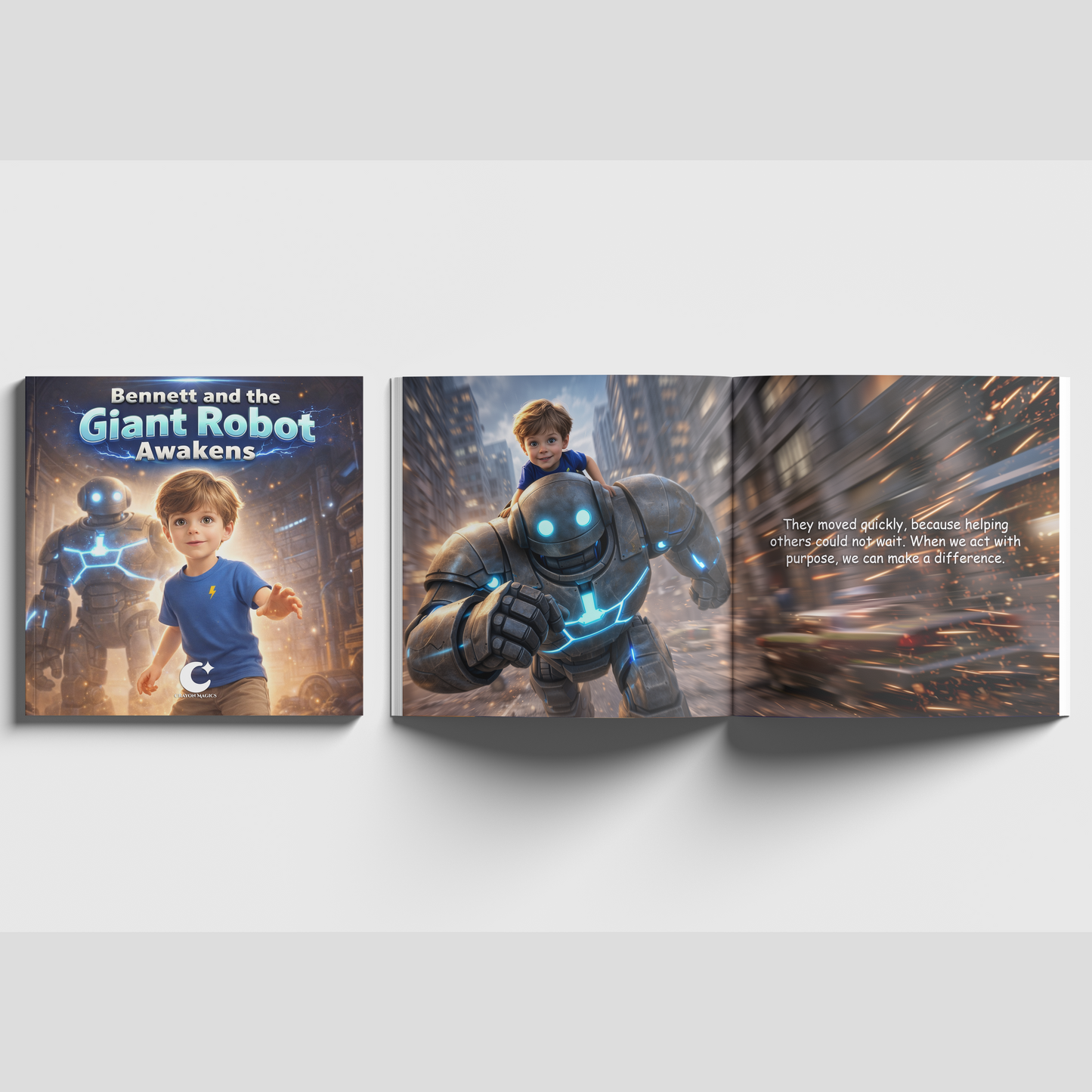 The Giant Robot | Personalized Sci-Fi Storybook