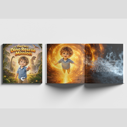 The Dino Rescue | Personalized Dinosaur Storybook