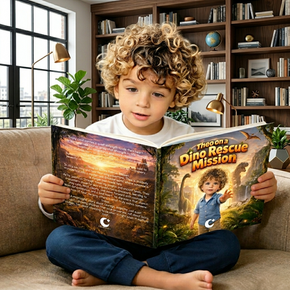 The Dino Rescue | Personalized Dinosaur Storybook