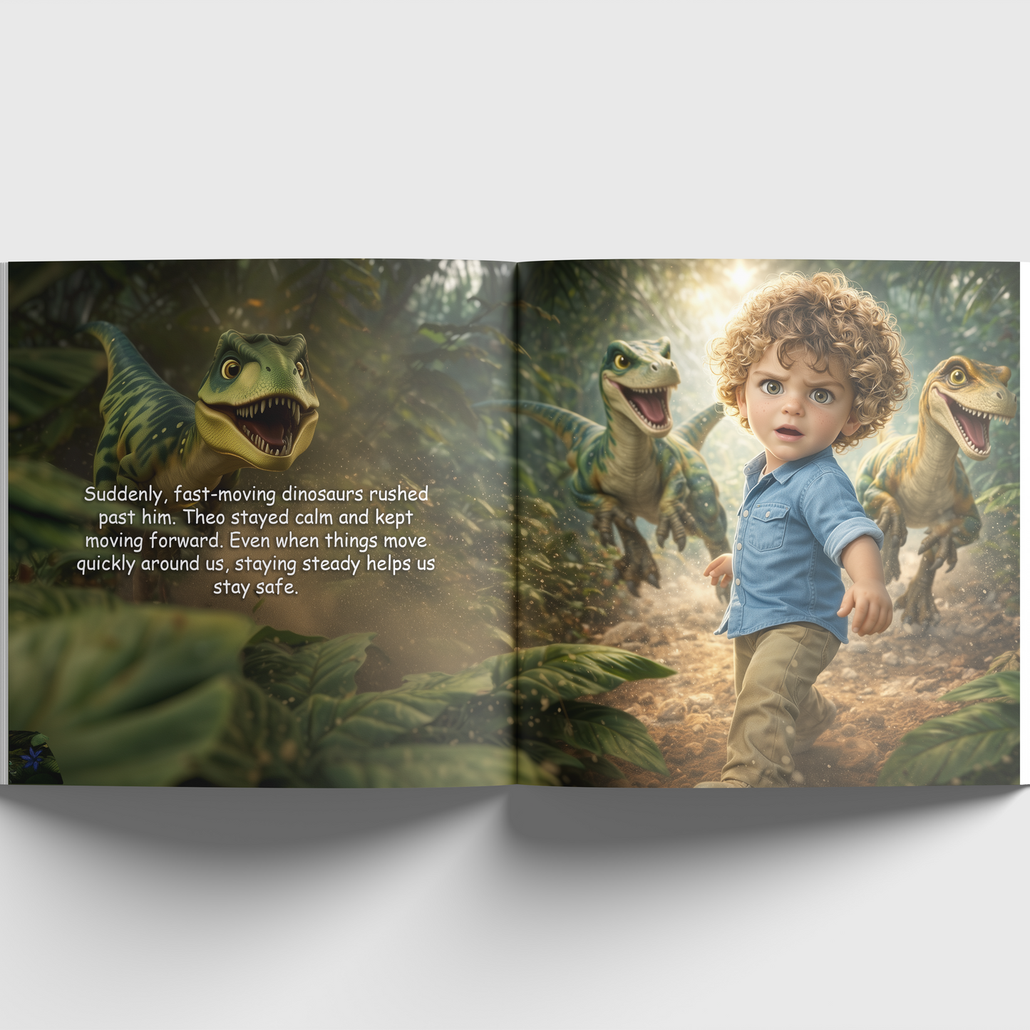 The Dino Rescue | Personalized Dinosaur Storybook