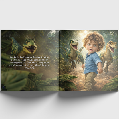 The Dino Rescue | Personalized Dinosaur Storybook