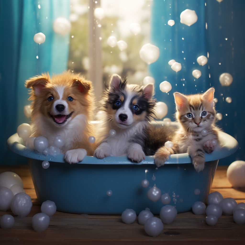 Bubble Paws - Shower Curtain