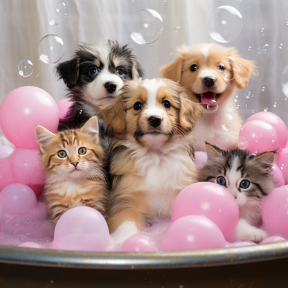 Bubble Paws - Shower Curtain