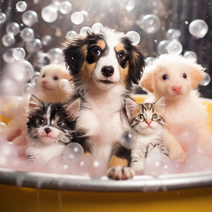 Bubble Paws - Shower Curtain