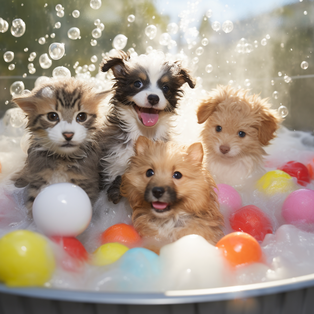 Bubble Paws - Shower Curtain